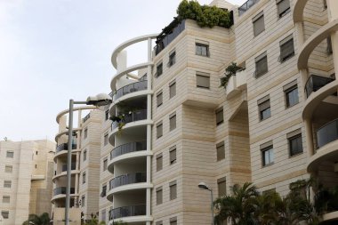 Tel Aviv İsrail 10-18-2024. Tel Aviv, Akdeniz kıyısında bir şehirdir..