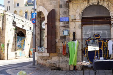 Tel Aviv İsrail 10-18-2024. Tel Aviv, Akdeniz kıyısında bir şehirdir..