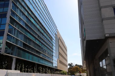 Tel Aviv İsrail 10-18-2024. Tel Aviv, Akdeniz kıyısında bir şehirdir..