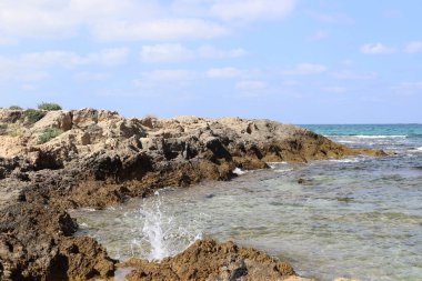 Kuzey İsrail 'deki Akdeniz kıyıları