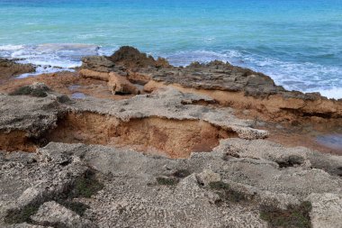 Kuzey İsrail 'deki Akdeniz kıyıları