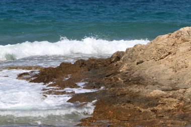 Kuzey İsrail 'deki Akdeniz kıyıları