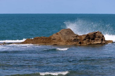 Kuzey İsrail 'deki Akdeniz kıyıları
