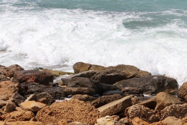 Kuzey İsrail 'deki Akdeniz kıyıları