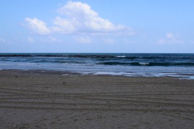 Kuzey İsrail 'deki Akdeniz kıyıları