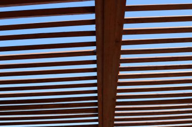 Tahta ve kirişlerden üretilen ürünlerin dokusu.