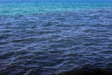 Akdeniz 'deki deniz dalgasının rengi..