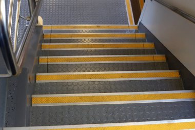 İsrail 'deki bina ve yapıların inşasında mimari bir detay olarak merdivenler.