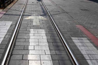 İsrail 'de demiryolu rayları ve pusucuları var..