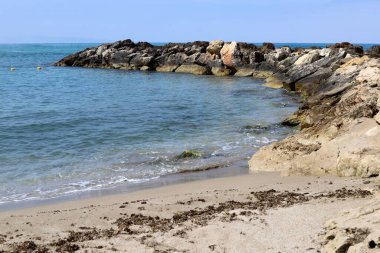 Kuzey İsrail 'deki Akdeniz kıyıları.