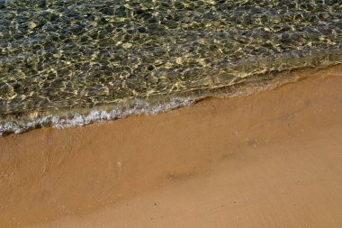 Kuzey İsrail 'deki Akdeniz kıyıları.