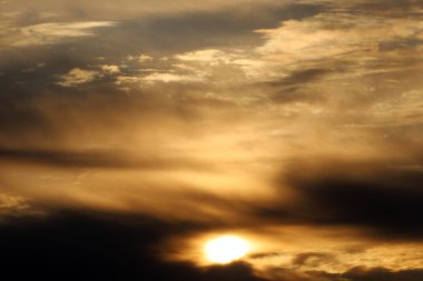 Kuzey İsrail 'de güneş ufukta batıyor..