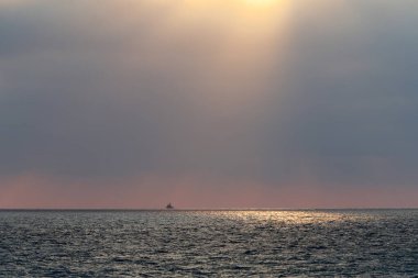 Kuzey İsrail 'de güneş ufukta batıyor..