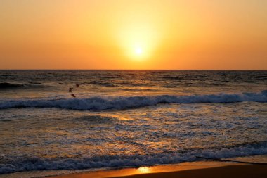 Kuzey İsrail 'de güneş ufukta batıyor..