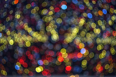 Tatil sezonunun büyüsünü tecrübe edin şehir ışıltılı ışıklarla canlanırken Noel ağaçlarını süsleyen, arabalarda parlayan ve büyüleyici sokak fenerlerine sıcak bir ışık saçan