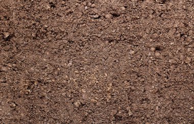 Abstract background. The surface of black fertile land for agriculture with the addition of peat.