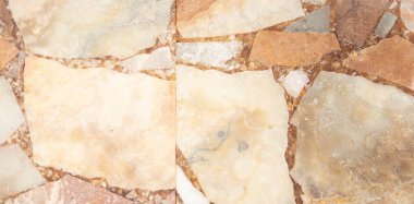 Pembe ve beyaz mermer parçalarının parlak taş arkaplanı