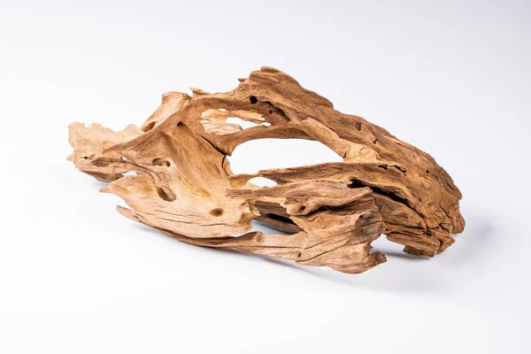 Mangrove Driftwood Voor Decoratie Van Een Aquarium Met Een Ruwe — Stockfoto