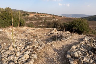 Antik Jotapata şehrinin içinden geçen yol, İsrail 'in kuzeyindeki Tel Yodfat Ulusal Parkı' ndaki antik Roma İmparatorluğu sırasında geçiyordu.