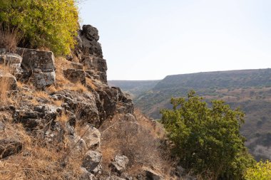 Gamla Doğa Rezervi, Golan Tepeleri, Kuzey İsrail 'deki Hilly Doğa Bölgesi