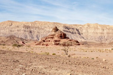 Spiral Mountain - Mount Bolt in the national park Timna, near the city of Eilat, in southern Israel