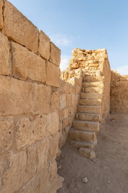 The ruins of the central city - fortress of the Nabateans - Avdat, between Petra and the port of Gaza on the trade route called the Incense Road, in southern Israel
