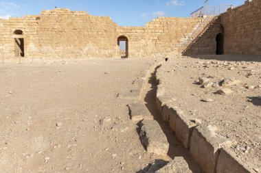 The ruins of the central city - fortress of the Nabateans - Avdat, between Petra and the port of Gaza on the trade route called the Incense Road, in southern Israel