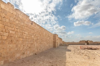 The ruins of the central city - fortress of the Nabateans - Avdat, between Petra and the port of Gaza on the trade route called the Incense Road, in southern Israel