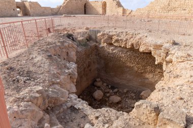 The ruins of the central city - fortress of the Nabateans - Avdat, between Petra and the port of Gaza on the trade route called the Incense Road, in southern Israel