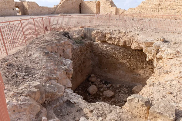 Ruins Central City Fortress Nabateans Avdat Petra Port Gaza Trade — 图库照片