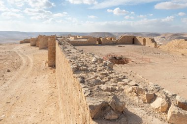 The ruins of the central city - fortress of the Nabateans - Avdat, between Petra and the port of Gaza on the trade route called the Incense Road, in southern Israel