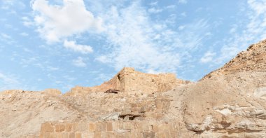 The ruins of the central city - fortress of the Nabateans - Avdat, between Petra and the port of Gaza on the trade route called the Incense Road, in southern Israel