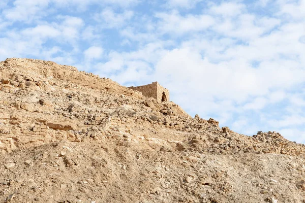 stock image The ruins of the central city - fortress of the Nabateans - Avdat, between Petra and the port of Gaza on the trade route called the Incense Road, in southern Israel