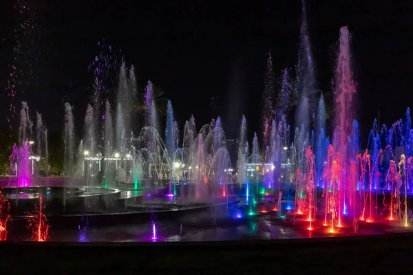 Eilat Israel December 2022 Enchanting Grandiose Musical Performance Water Light — Foto de Stock