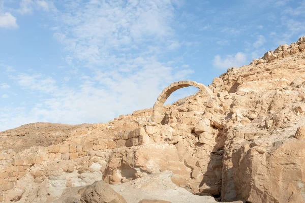 Ruins Central City Fortress Nabateans Avdat Petra Port Gaza Trade — Photo
