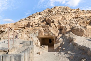 The ruins of the central city - fortress of the Nabateans - Avdat, between Petra and the port of Gaza on the trade route called the Incense Road, in southern Israel