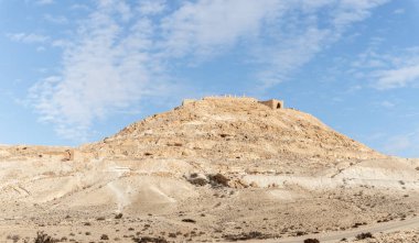 The ruins of the central city - fortress of the Nabateans - Avdat, between Petra and the port of Gaza on the trade route called the Incense Road, in southern Israel