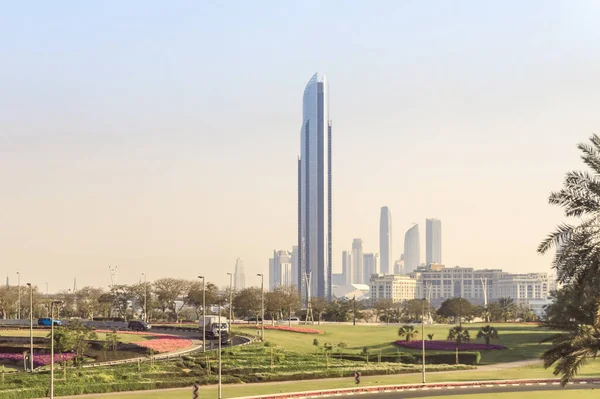 Dubái Emiratos Árabes Unidos Marzo 2023 Vista Desde Ventana Autobús — Foto de Stock