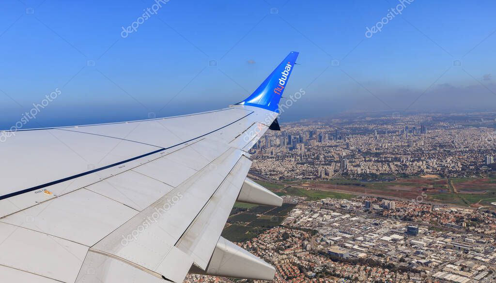 Tel AvivYafo, Israel, 16 de marzo de 2023 Vista desde la ventana de