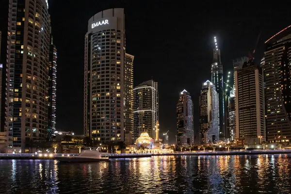 Dubai United Arab Emirates March 2023 Night View Promenade Dubai — Stock Photo, Image