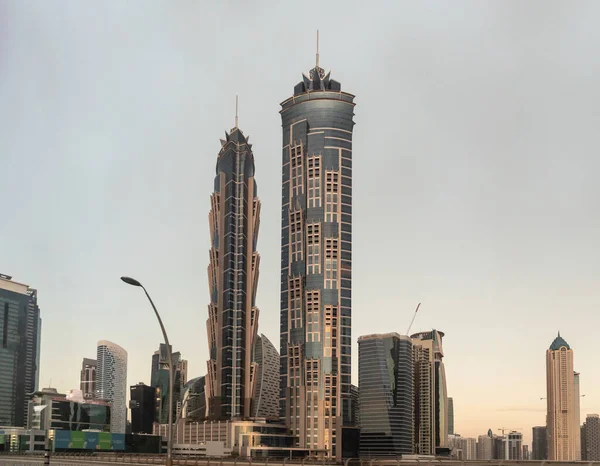 Ντουμπάι Ηνωμένα Αραβικά Εμιράτα Μαρτίου 2023 Θέα Στο Ηλιοβασίλεμα Από — Φωτογραφία Αρχείου