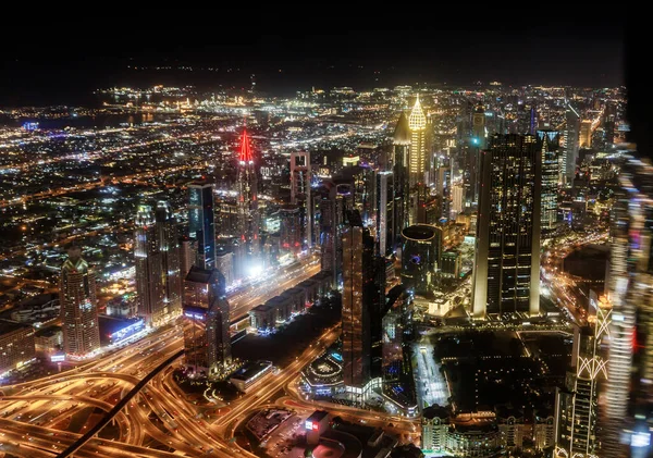 Dubai Emirados Árabes Unidos Março 2023 Vista Noturna Deck Observação — Fotografia de Stock