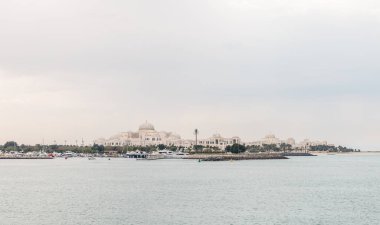 Abu Dabi, Birleşik Arap Emirlikleri, 19 Mart 2023: Abu Dabi 'deki Qasr AlWatan Kütüphanesi, Birleşik Arap Emirlikleri