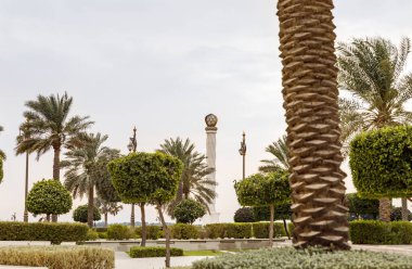 Abu Dabi, Birleşik Arap Emirlikleri, 19 Mart 2023: Birleşik Arap Emirlikleri, Abu Dabi şehrindeki başkanlık sarayına bitişik süs bahçesi