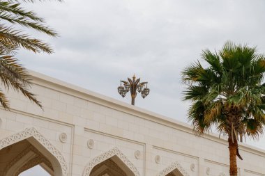 Abu Dabi, Birleşik Arap Emirlikleri, 19 Mart 2023: Birleşik Arap Emirlikleri, Abu Dabi şehrinde başkanlık sarayının bir bölümü - Qasr Al Watan