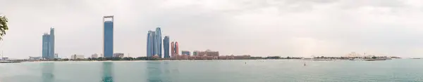 Абу Дабі Єднані Арабські Емірати Березня 2023 Архітектура Міста Абу — стокове фото