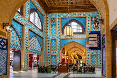 Dubai, Birleşik Arap Emirlikleri, 20 Mart 2023: Dubai 'deki İbn Battuta Alışveriş Merkezi, Birleşik Arap Emirlikleri