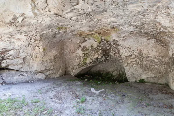 stock image Burial niche at an archaeological site in the ancient burial site of Beit Shearim Necropolis near Kiryat Tivon city in northern Israel