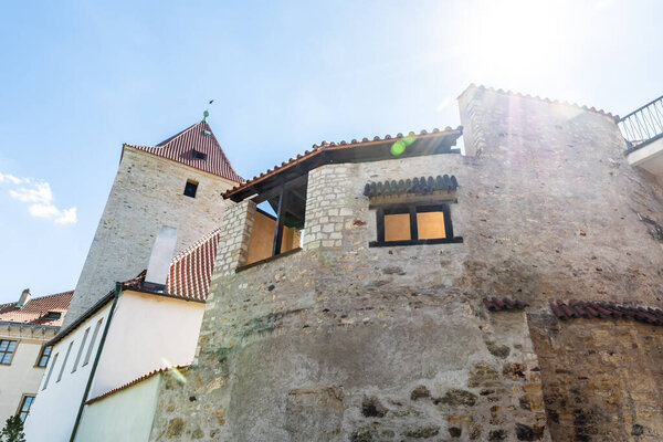 Огюст, Чехия, 14 мая 2024 года: Хорошо сохранившиеся старинные здания в замке Огюст в Чехии