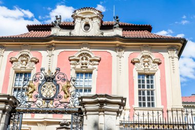 Prag, Çek Cumhuriyeti, 14 Mayıs 2024: Çek Cumhuriyeti Prag 'daki Antonin Dvorak Müzesi' nin faşisti